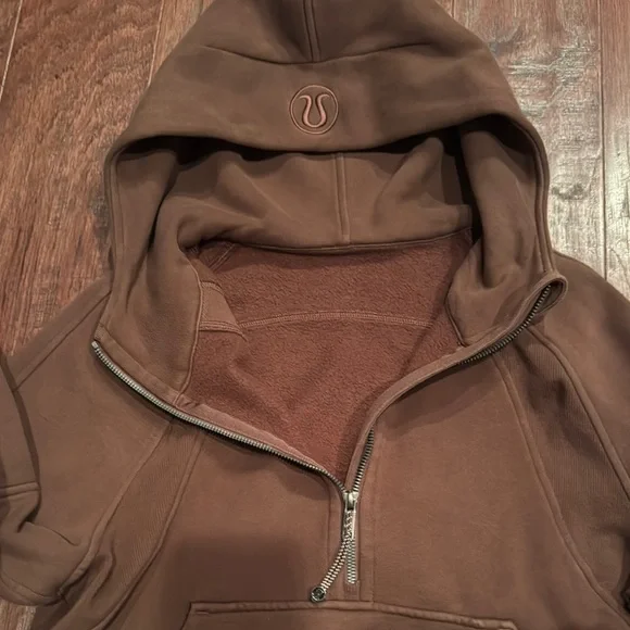 2 Lululemon Cream and Brown Hoodies - Picture 8 of 10